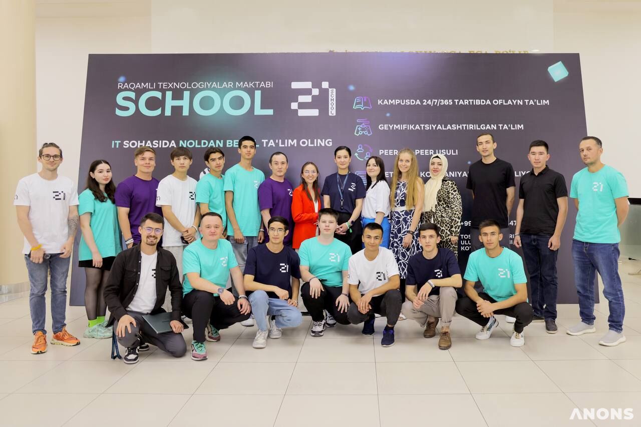 Открыт набор на бесплатное обучение IT-специалистов в  School 21 в Ташкенте