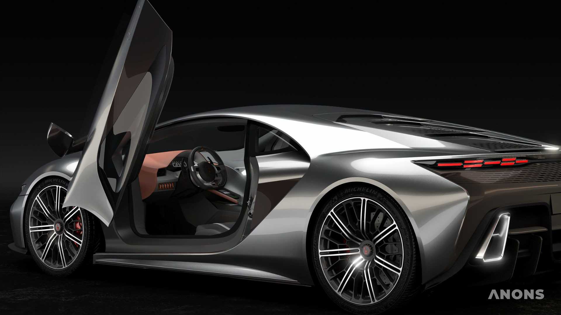 Bertone представила гиперкар, работающий на топливе из пластиковых отходов