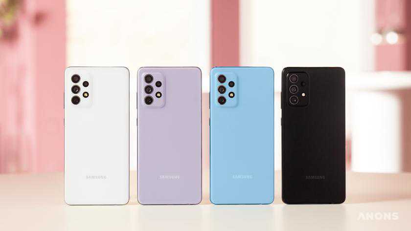 Samsung представила смартфоны Galaxy A52 и A72