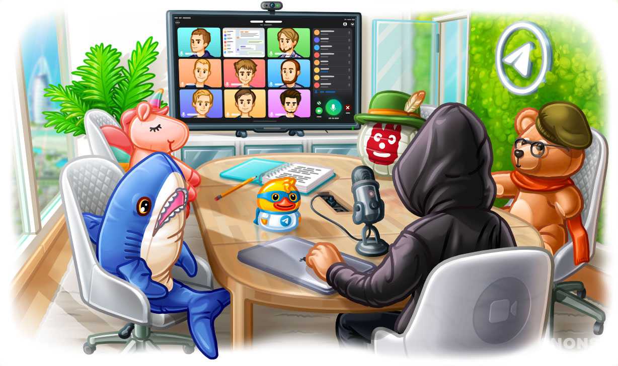Групповые видеозвонки уже в Telegram