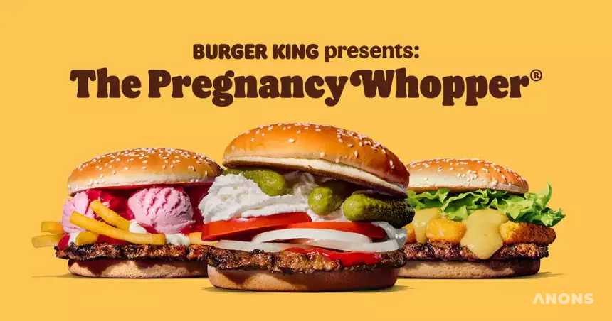 Burger King придумал специальные бургеры для беременных