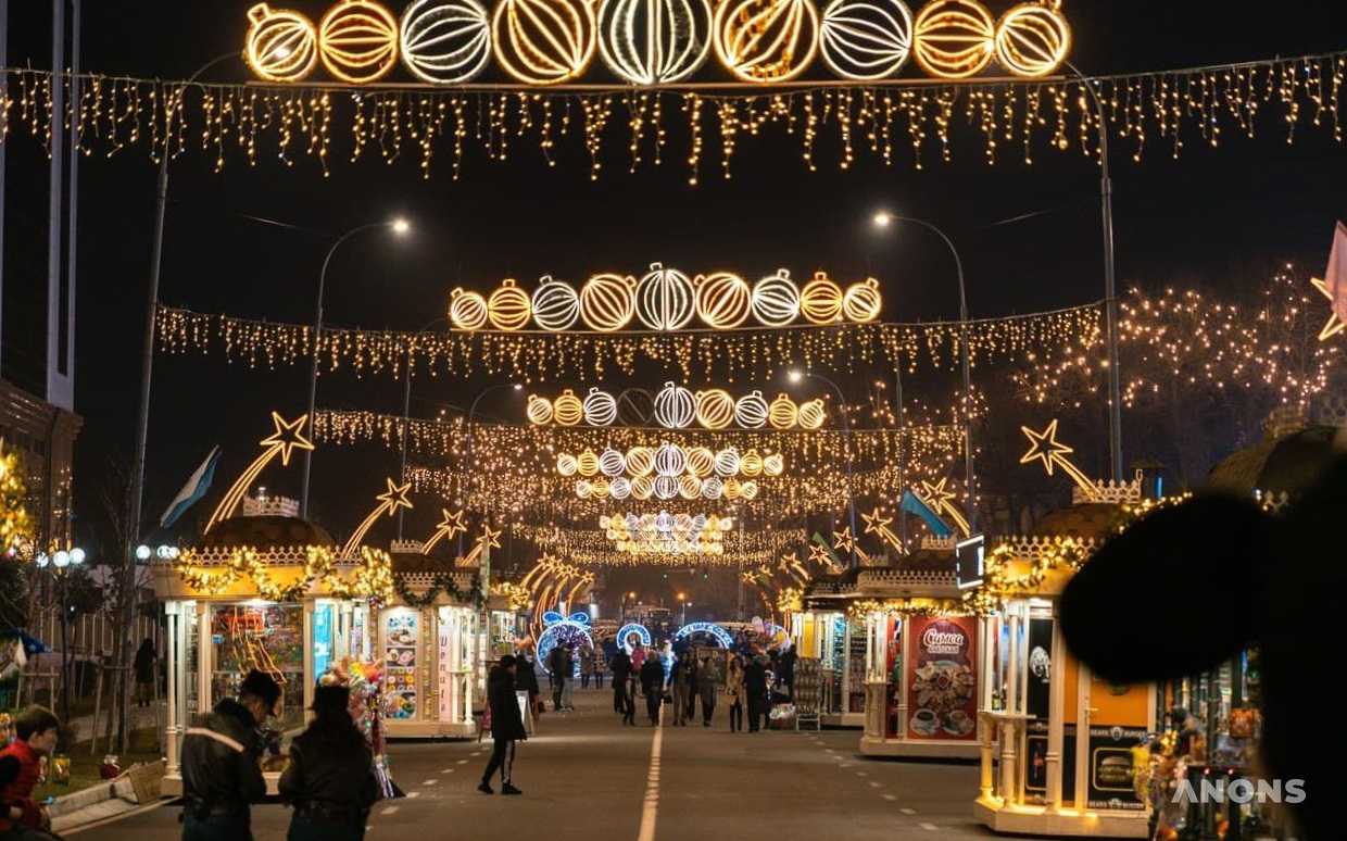 Новый год узбекистанцы встретят без снега