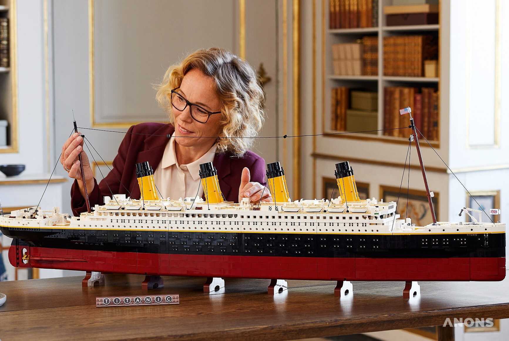 Lego представила один из самых крупных наборов – копию «Титаника» из 9090 деталей