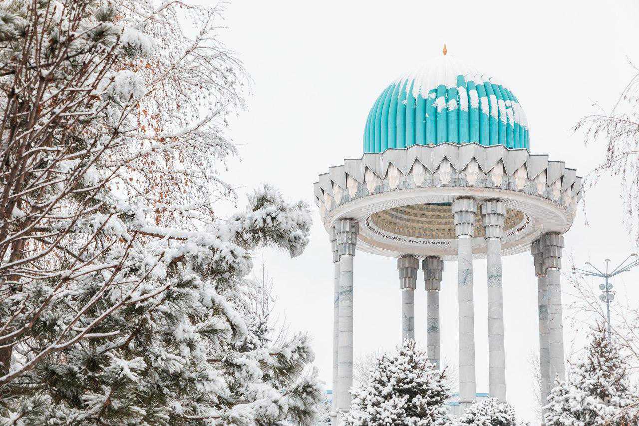 Ташкент замело снегом — фоторепортаж