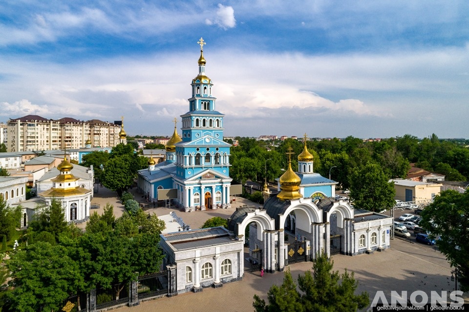 Высотная фотосъёмка прекрасного Ташкента