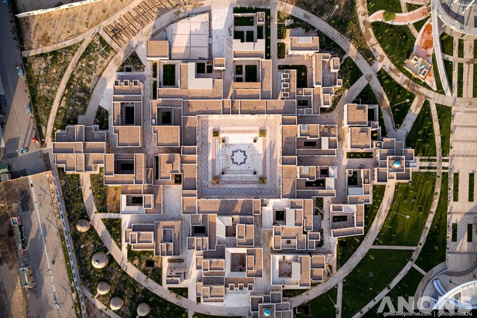 Высотная фотосъёмка прекрасного Ташкента
