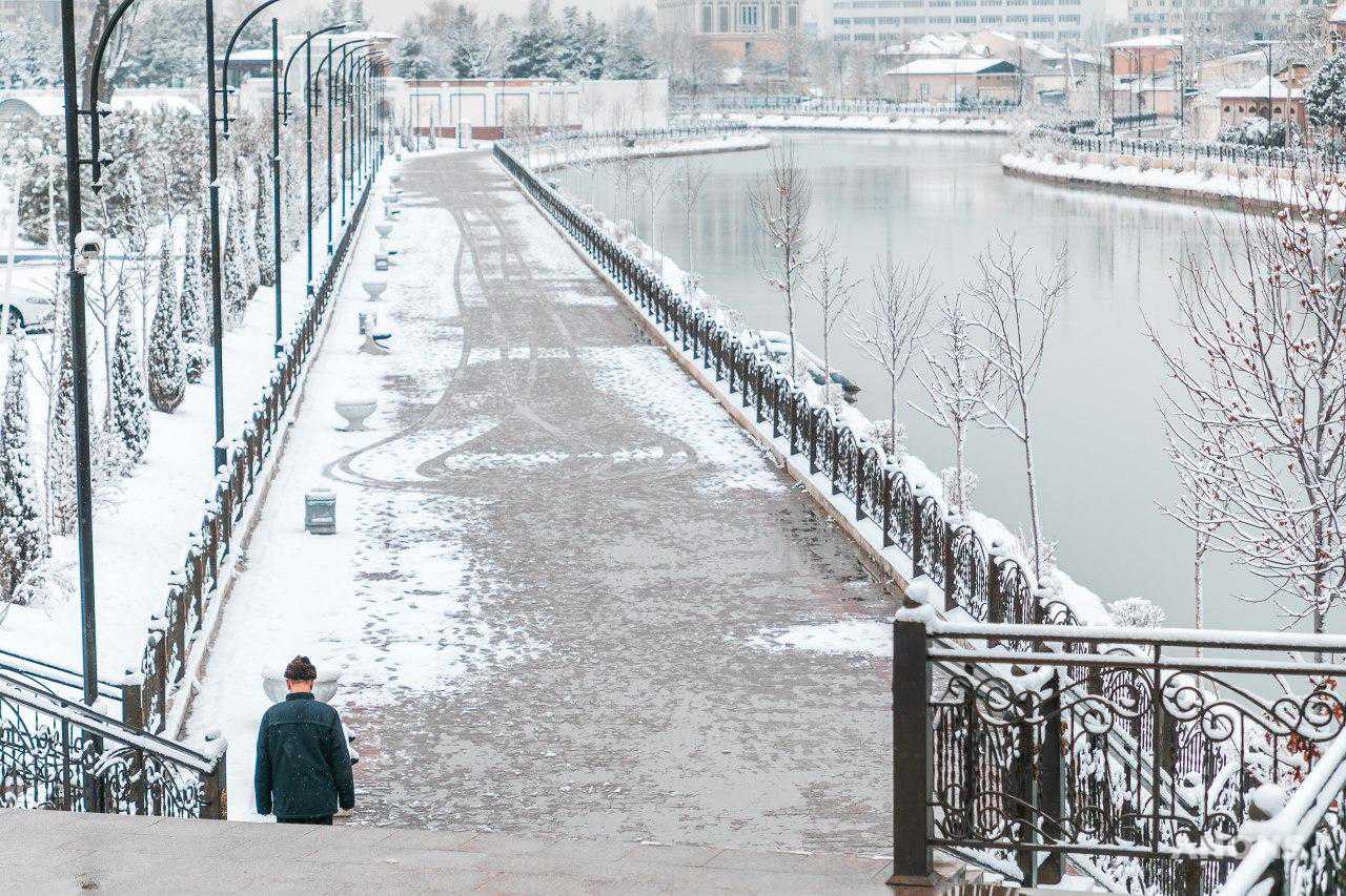 Ташкент замело снегом — фоторепортаж
