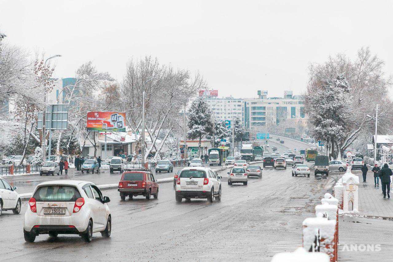 Ташкент замело снегом — фоторепортаж