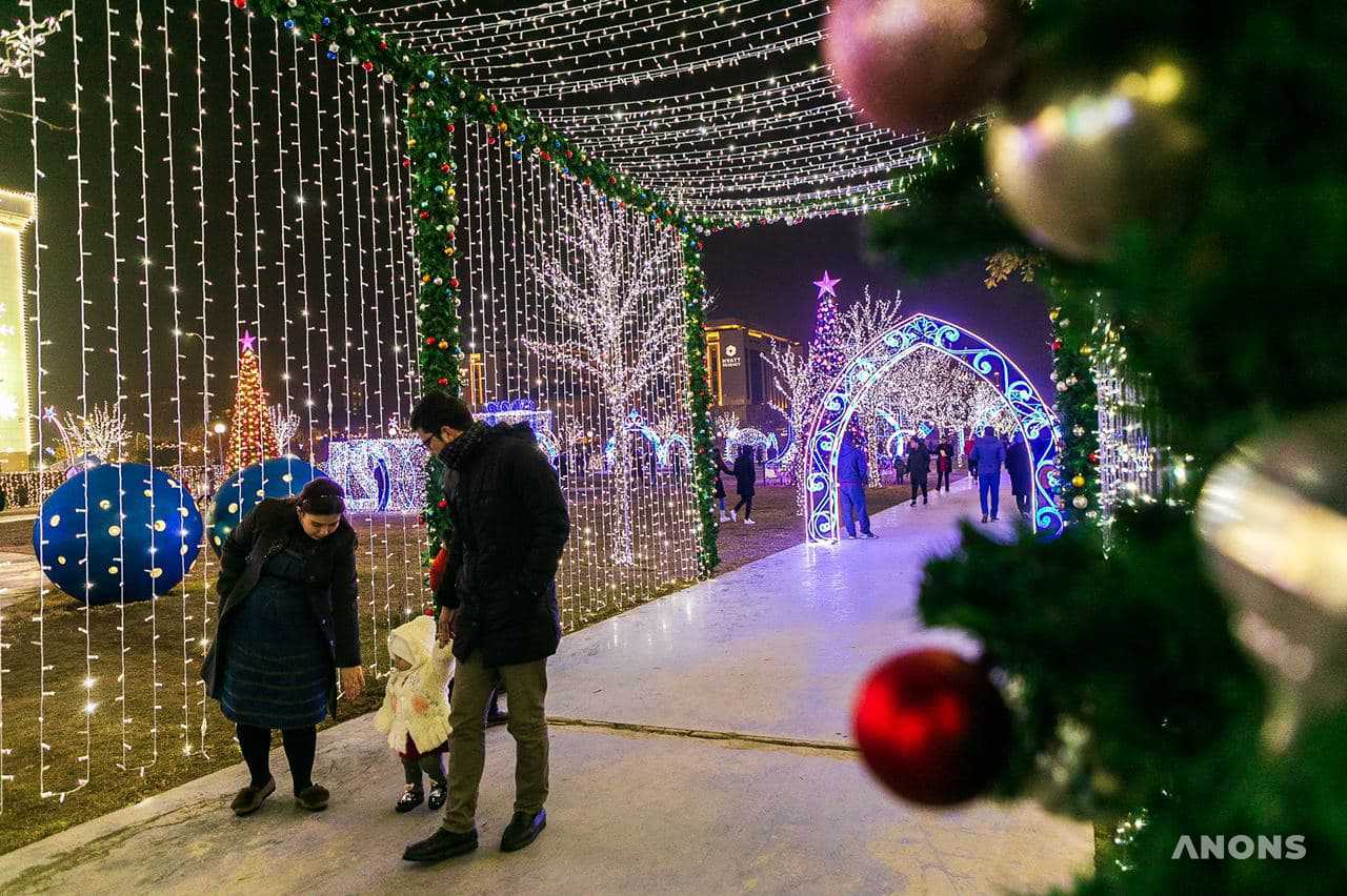 Новогоднее настроение в Ташкенте - фоторепортаж