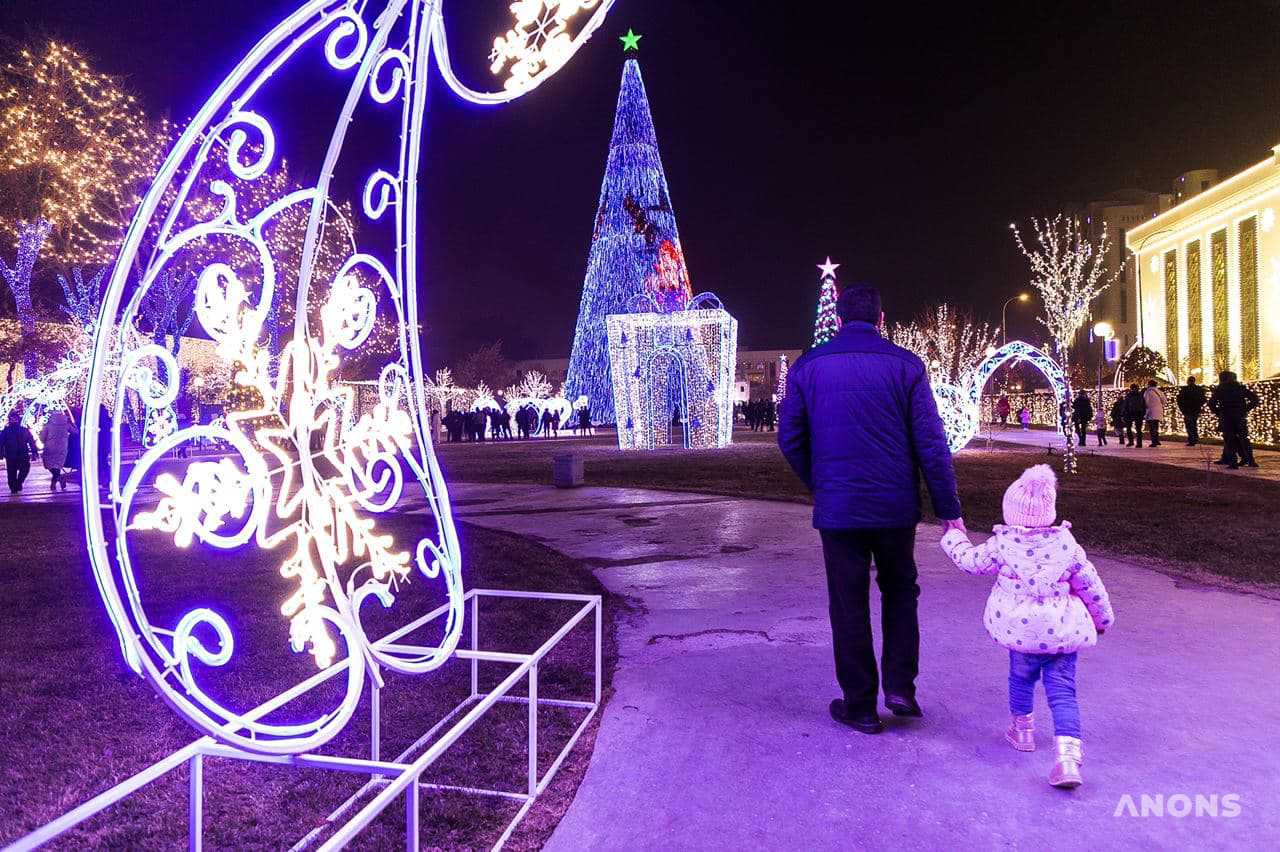 Новогоднее настроение в Ташкенте - фоторепортаж
