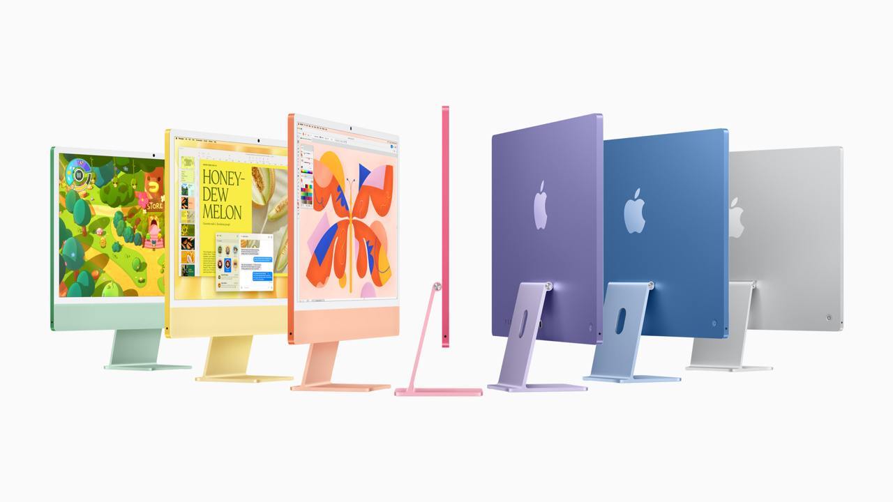 Apple представила разноцветные iMac с процессором M4