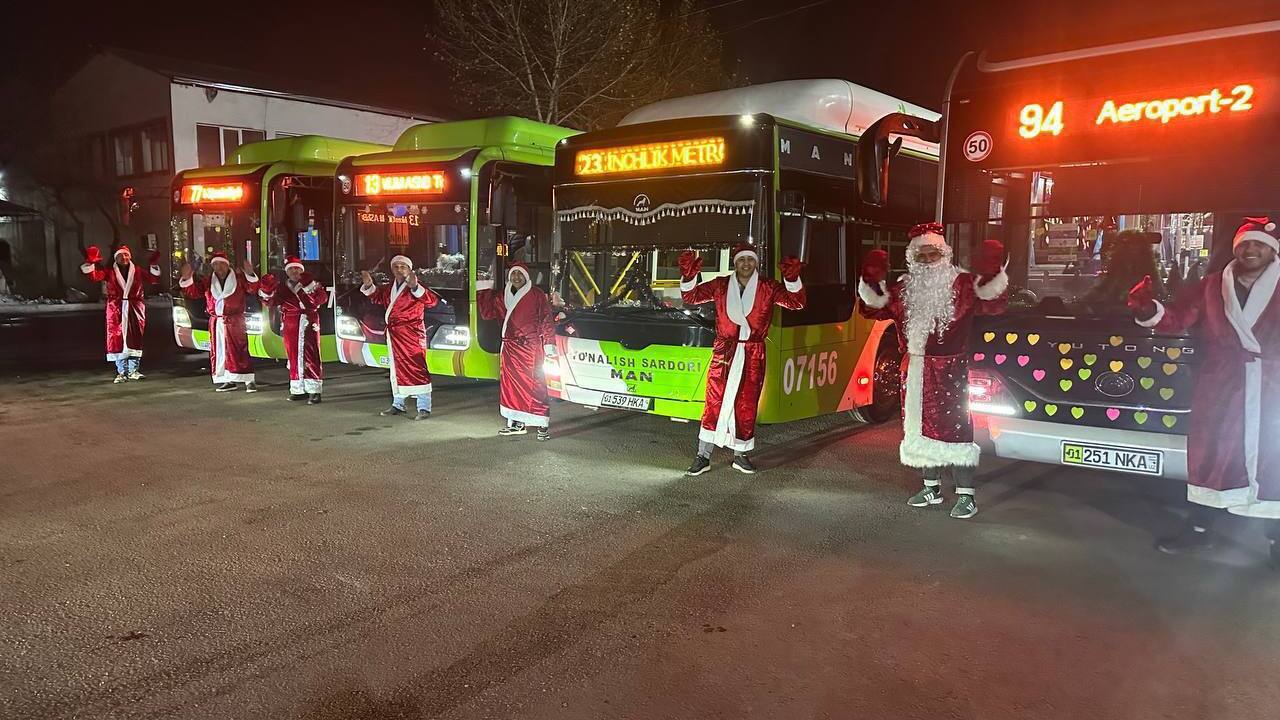 Qorbobo rulda: Toshkentda “Sehrli avtobuslar” qatnashni boshlaydi