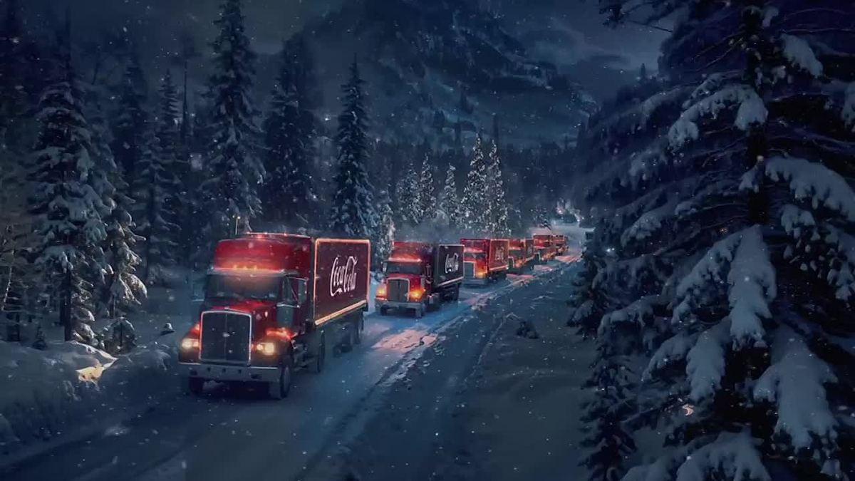 Coca-Cola представила рождественскую рекламу, снова созданную с помощью нейросетей