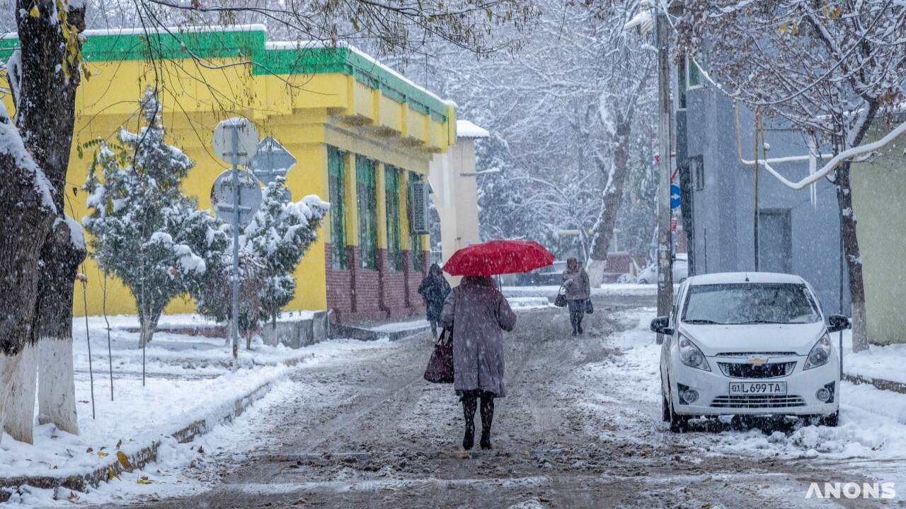 Осадки с переходом в снег и похолодание ожидаются в Узбекистане