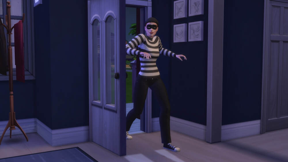 В Sims 4 вернули легендарного грабителя из предыдущих частей