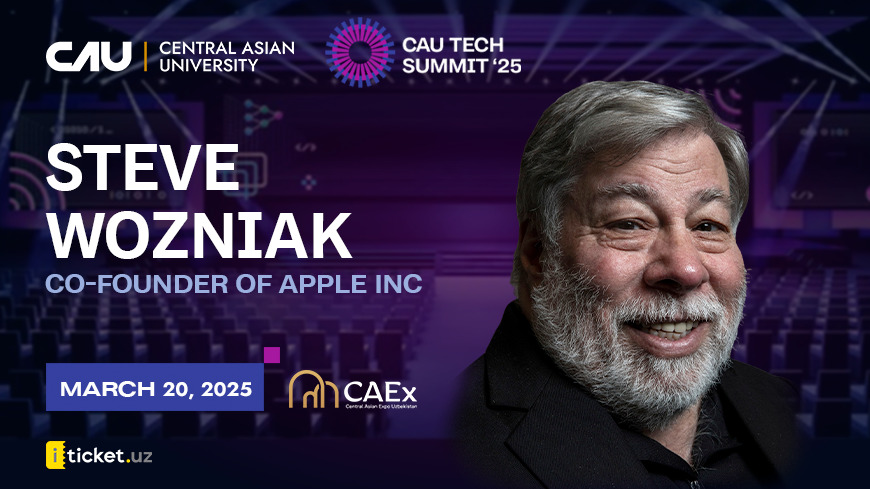 CAU Tech Summit’25: сооснователь Apple и лидеры IT обсудят будущее технологий
