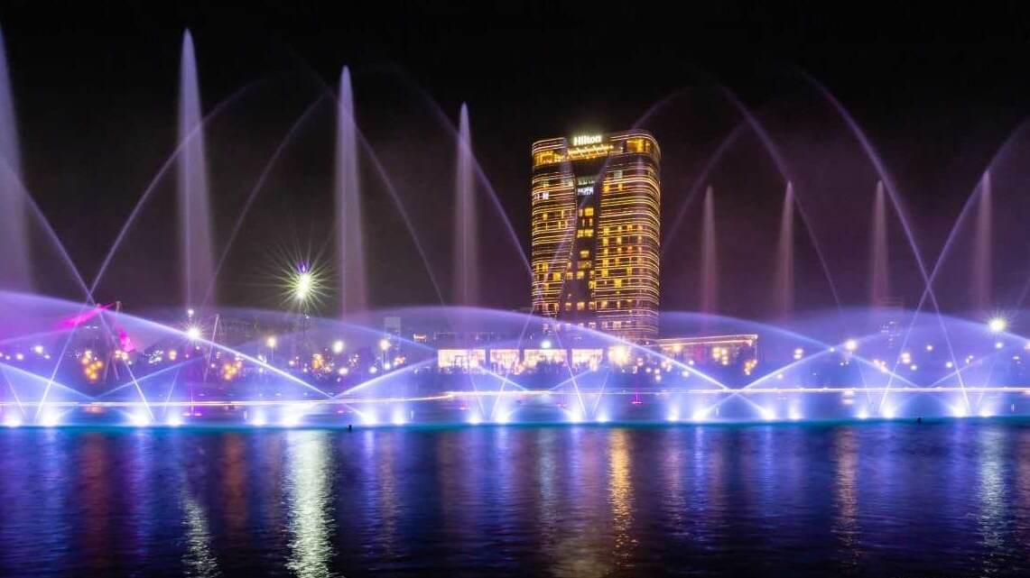 “Tashkent City” bog‘ida musiqiy favvora shoulari o‘tkazilmoqda