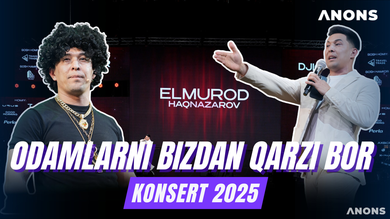 Elmurod Haqnazarov konsert 2025! Qarzga botib yurgan paytlarimda siz yordam qilardingiz…
