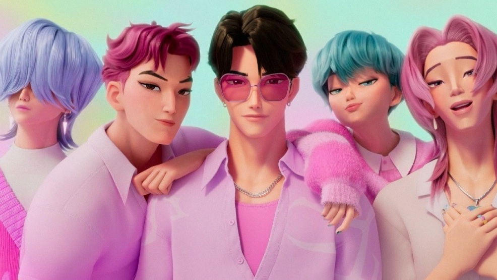Виртуальная k-pop-группа Saja Boys побила рекорд BTS