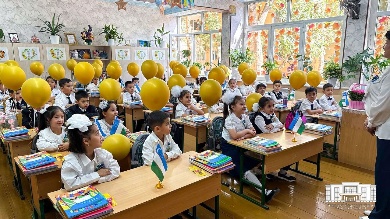 Более полумиллиона школьников сели за парты в Ташкенте в новом учебном году