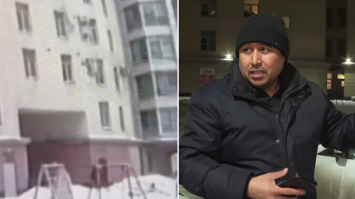 Дворник из Узбекистана поймал в Петербурге мальчика, выпавшего с 7-го этажа
