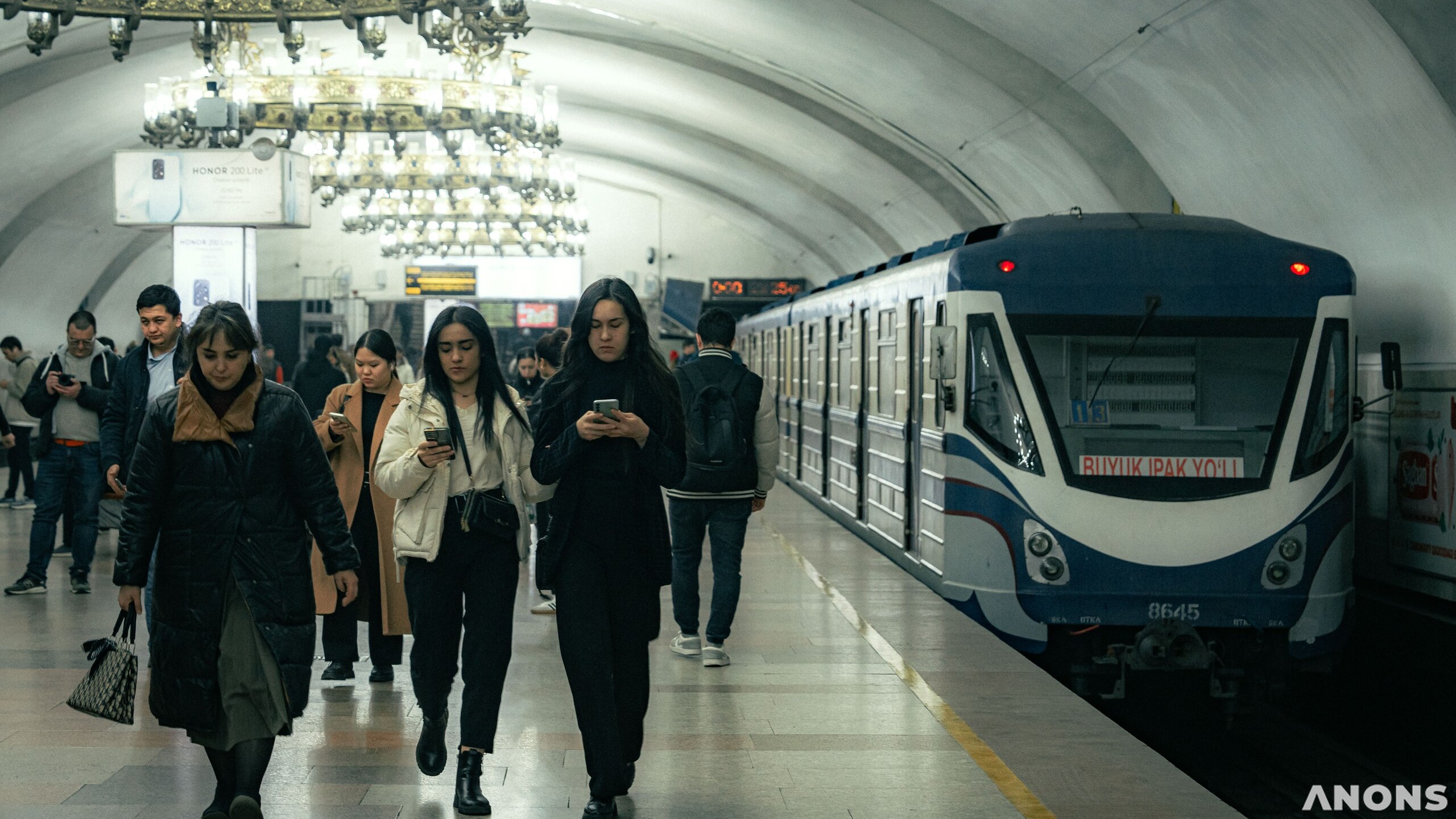 В 2025 году метрополитен Ташкента перевез почти 286 миллионов пассажиров