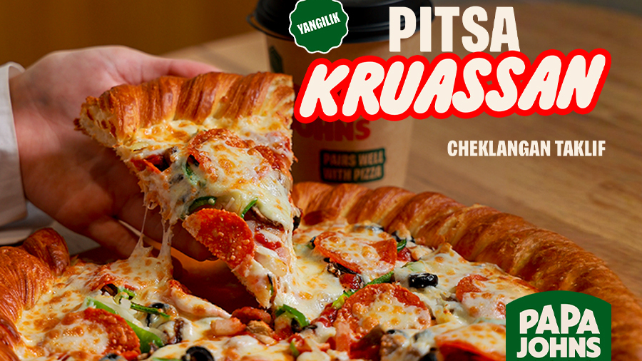 Papa Johns O‘zbekistonda cheklangan kruassan-pitsani taqdim etdi