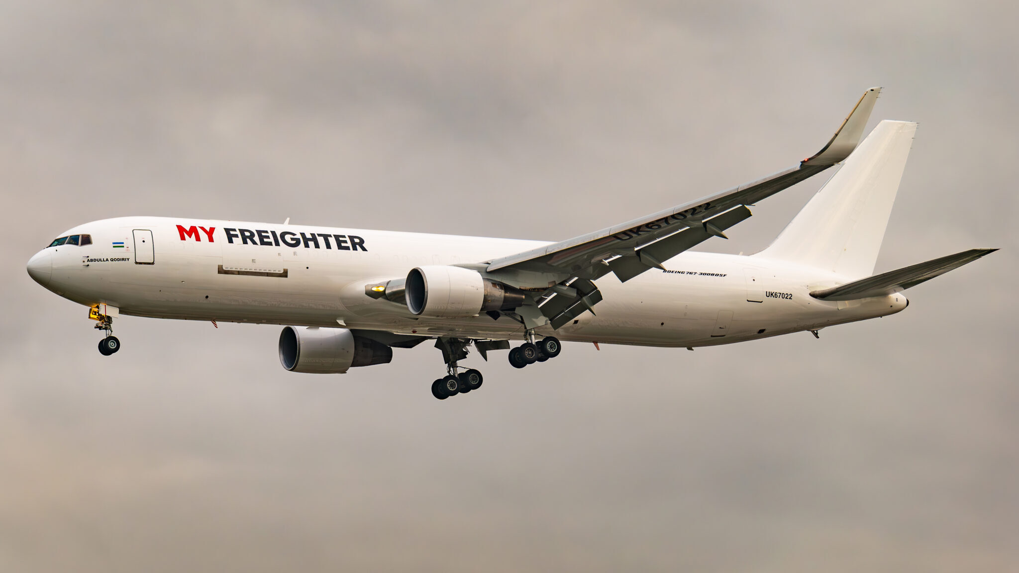 My Freighter пополнился десятым самолётом — Boeing 767 имени Абдуллы Кадыри