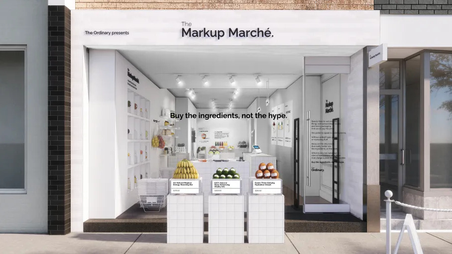 The Ordinary открыл «люксовый» магазин с бананами за $175