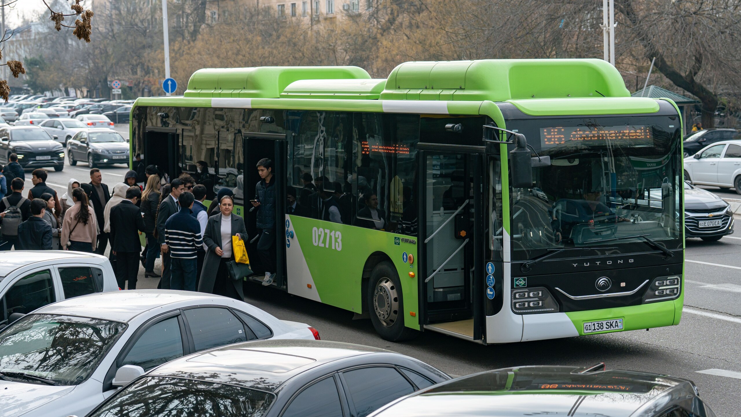 В Ташкенте изменились маршруты автобусов №20 и №40