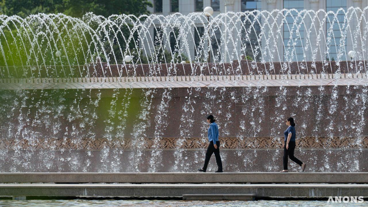 Фонтаны Ташкента будут работать без перерыва из-за жары