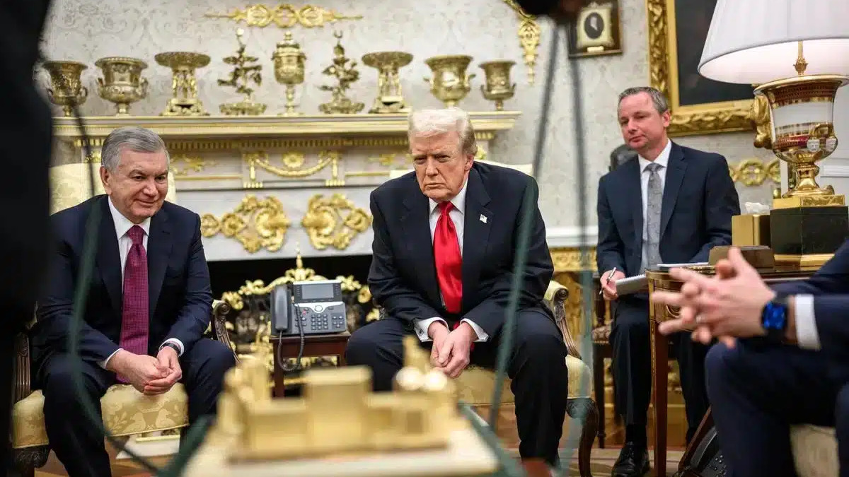 Мирзиёев подарил Трампу традиционные узбекские айваны для парка в Вашингтоне