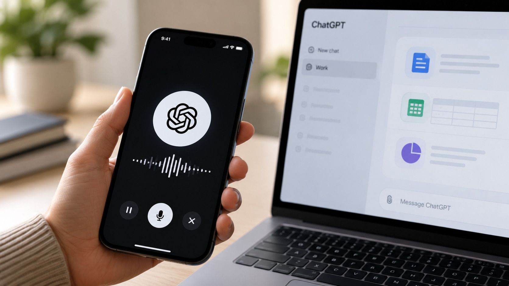 В ChatGPT Work добавили голосовой режим на смартфонах